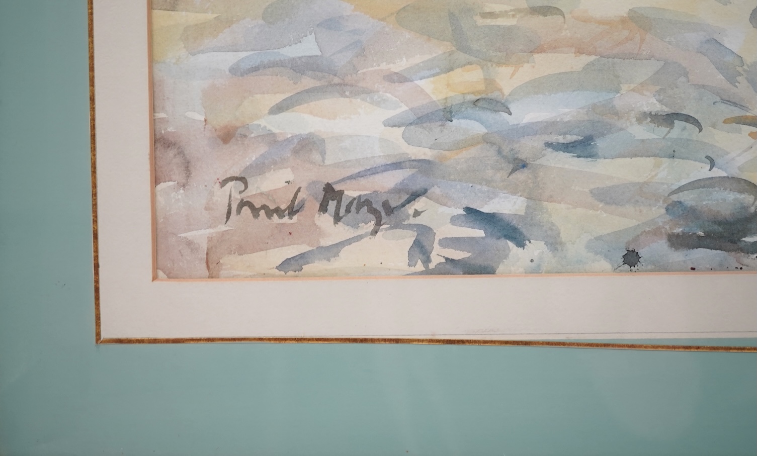 Paul Lucien Maze, French 1887-1979, Coastal landscape.